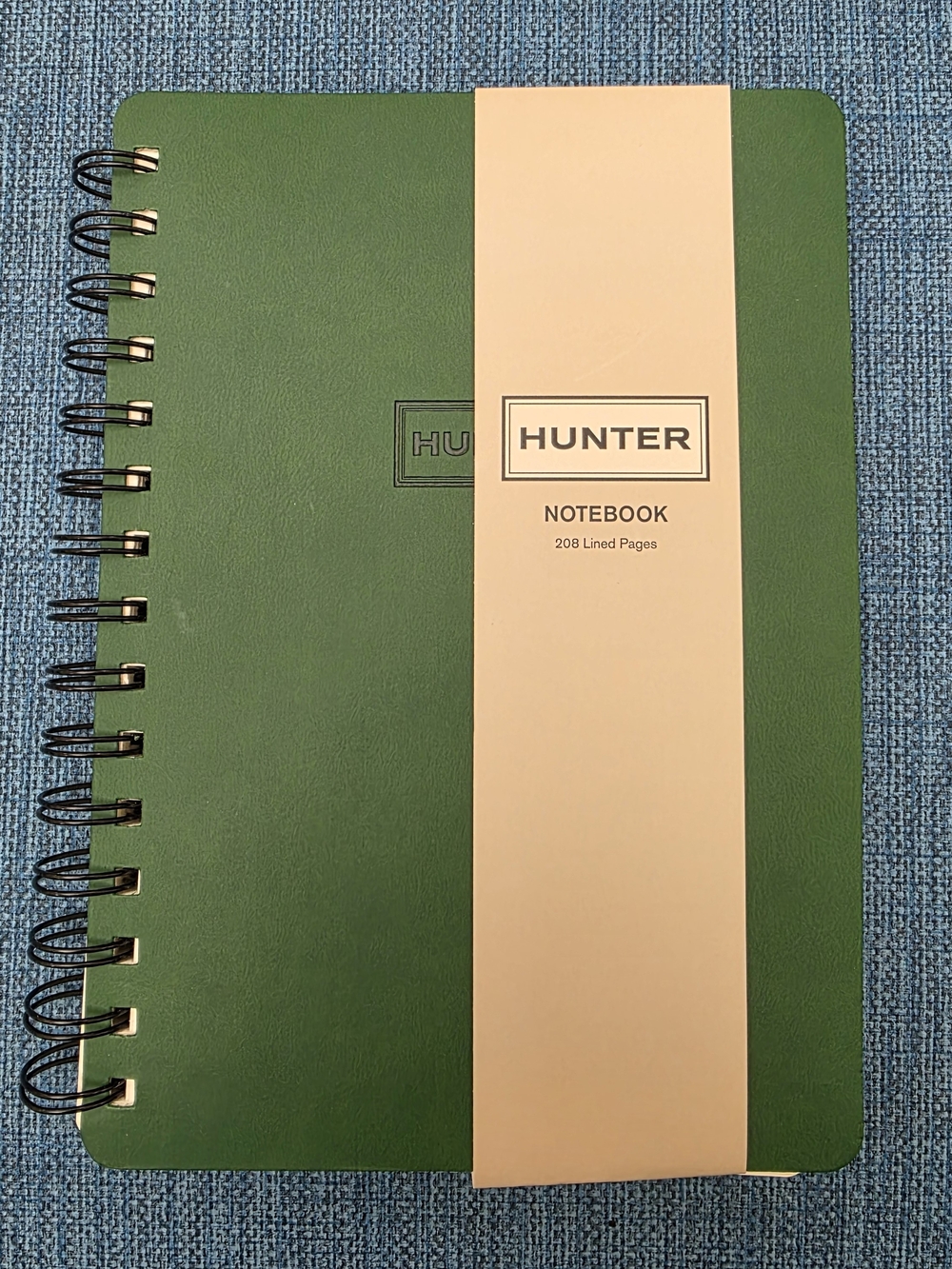 Hunter Green Spiral Notebook by HUNTER